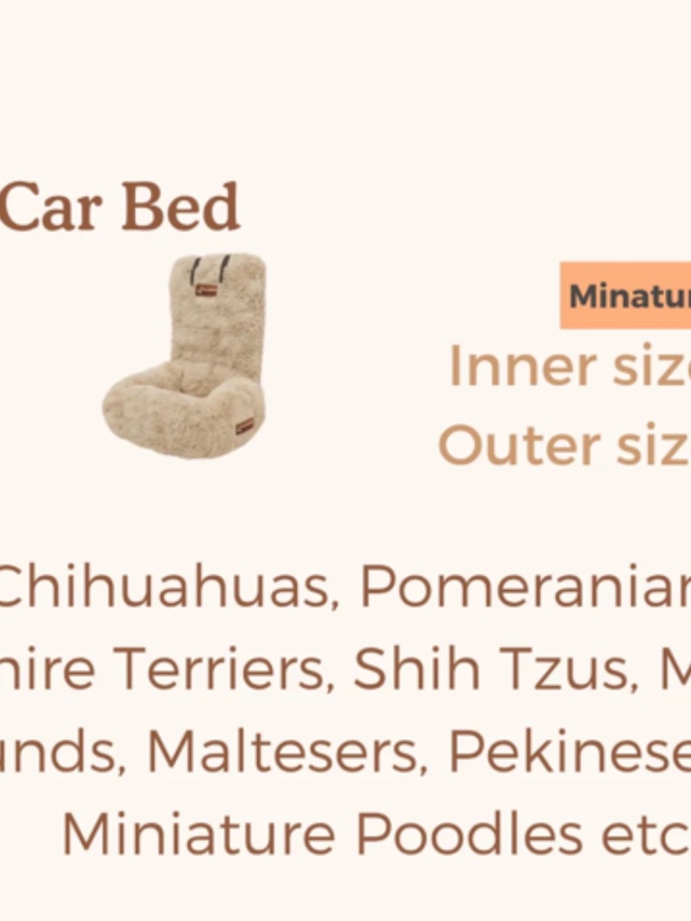 NWT Pelsbarn Luxurious Cozy Car Bed - XS - Picture 4 of 7